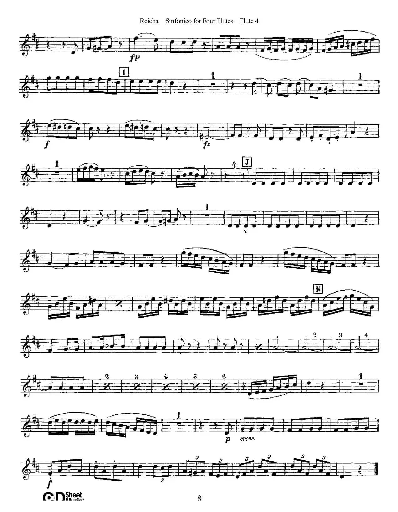 瑞查长笛四重奏（Flute 3）