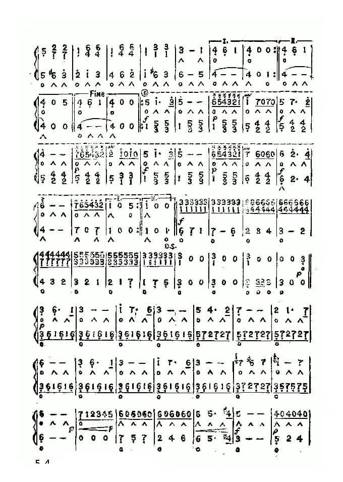 多诺河之波（二重奏）