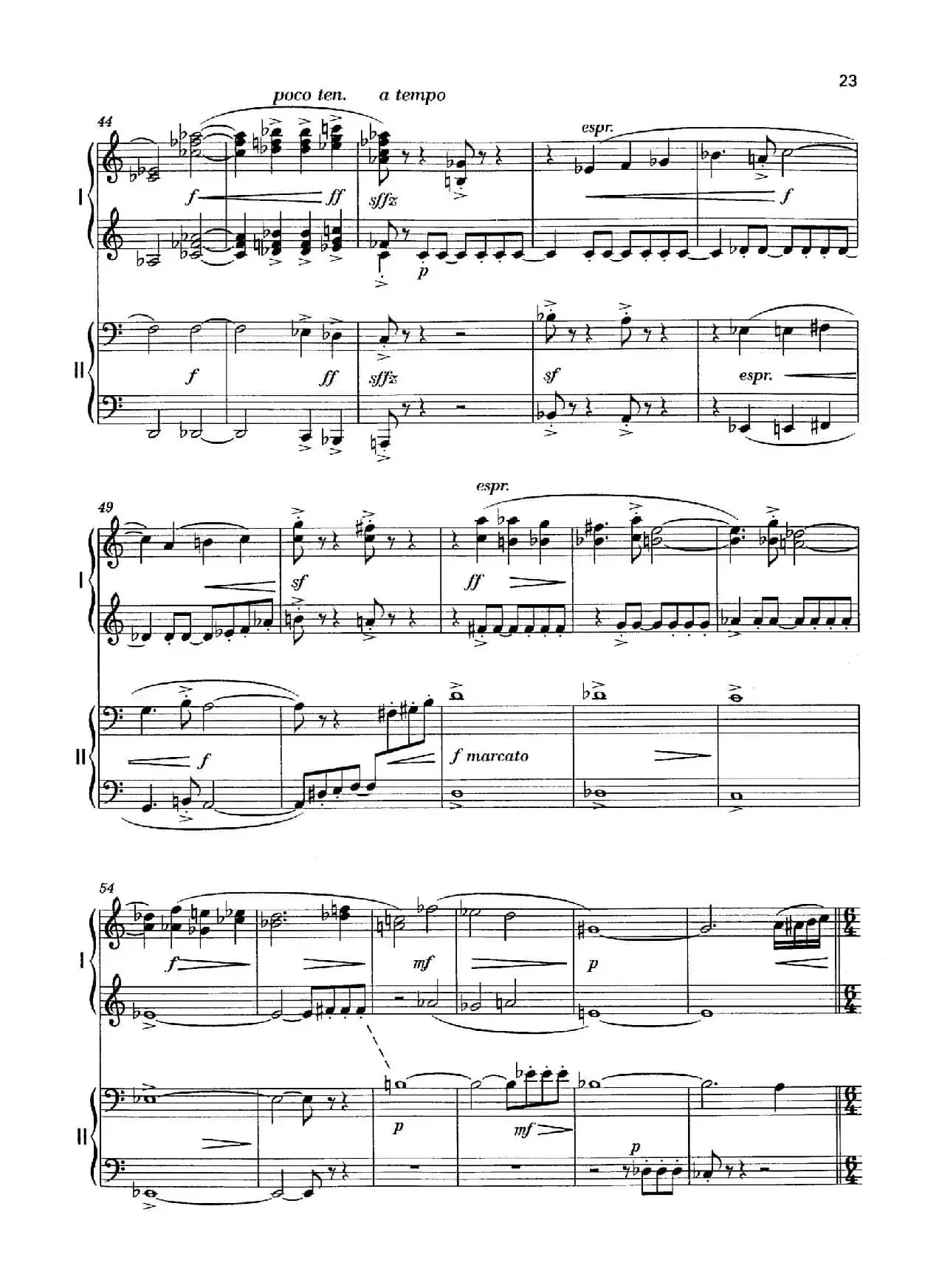 Vier Bagatellen Op.70（4首小品·Ⅲ·四手联弹）