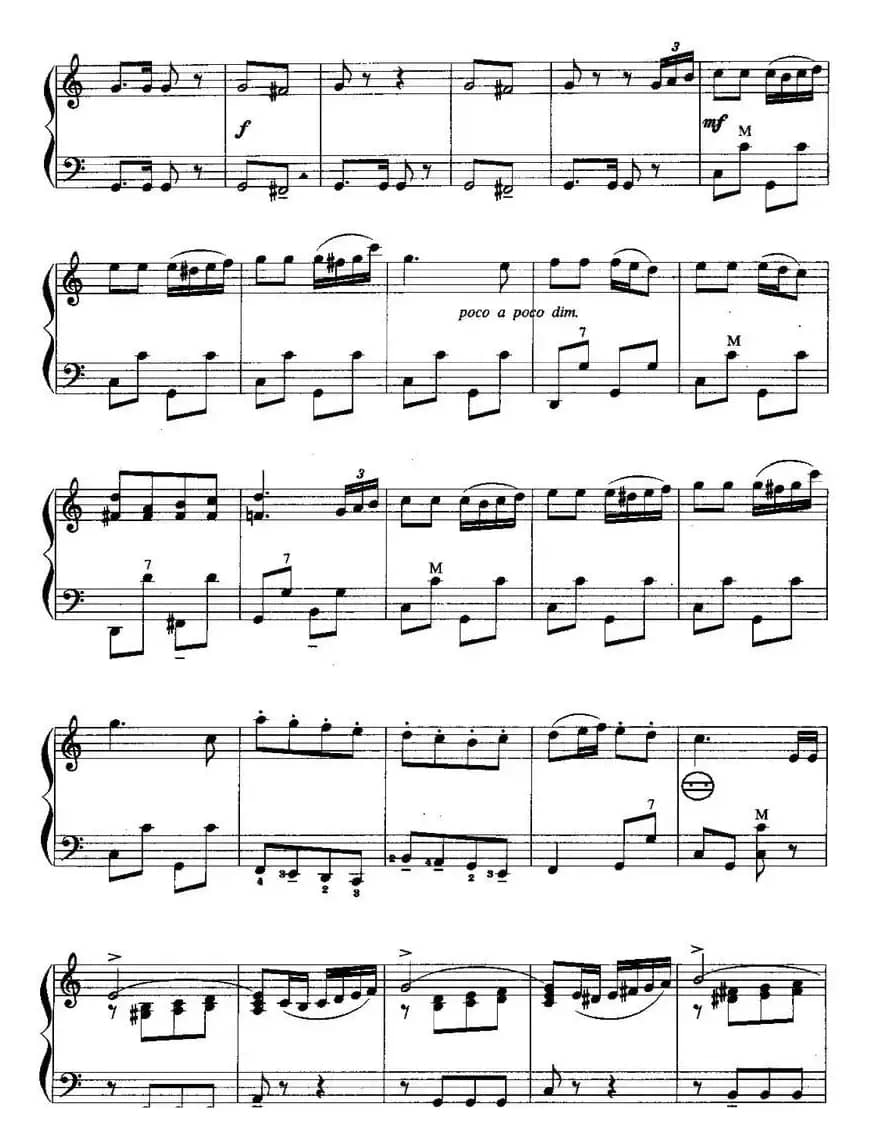 儿童手风琴曲：美国巡逻兵