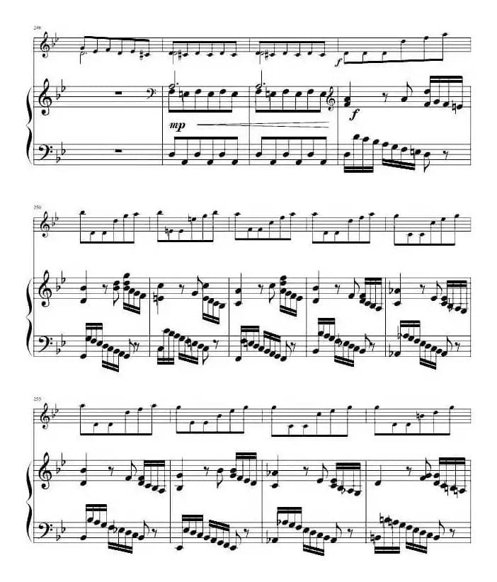 CONCERTO in G minor Summer（G小调协奏曲“夏”、小提琴+钢琴伴奏）