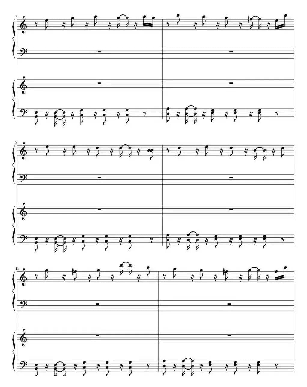 Higher （四手联弹）