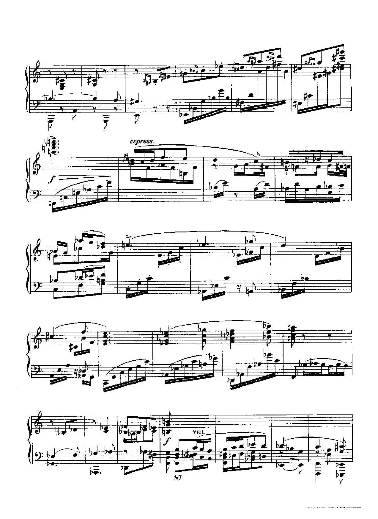 Goyescas(戈雅之画)(6. 幽灵的小夜曲 Serenata Del Espectro)