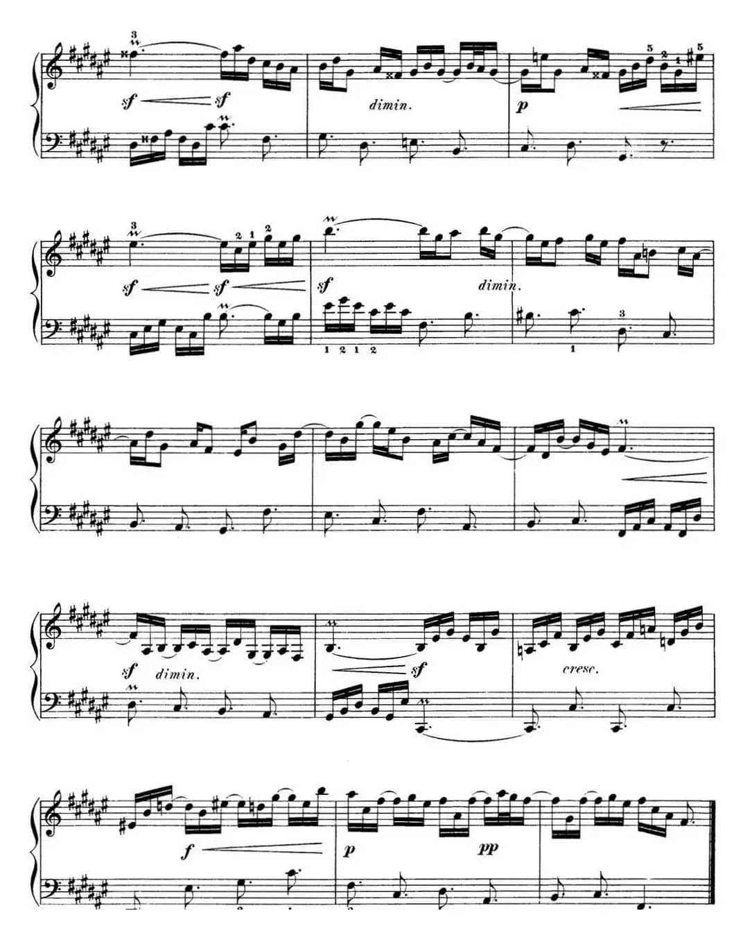 巴赫《平均律钢琴曲集·第一卷》之前奏曲（NO.13）