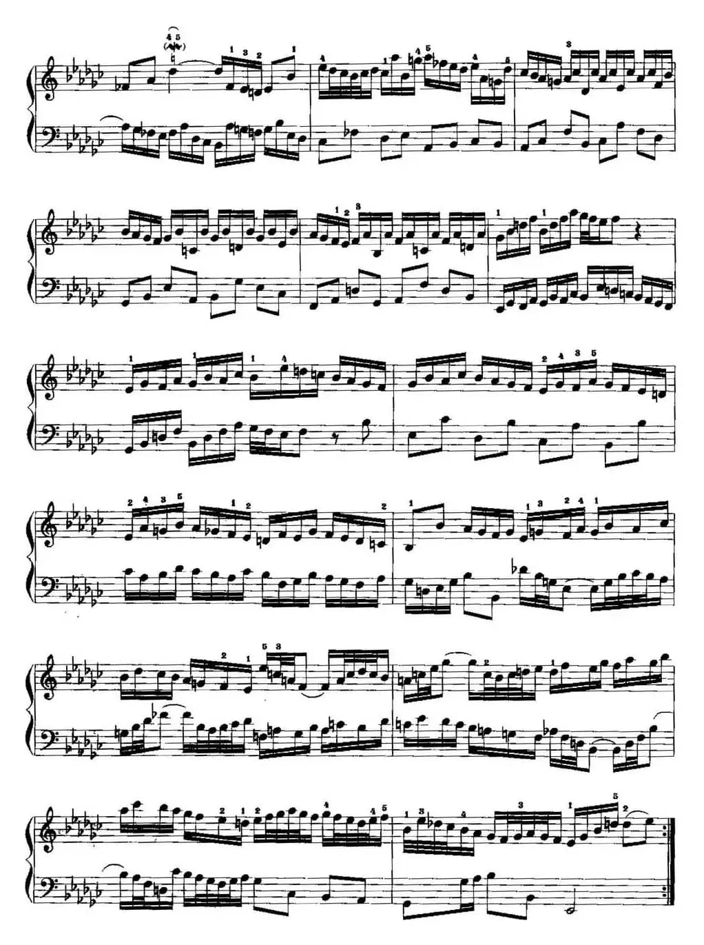 手风琴复调作品：降e小调前奏曲