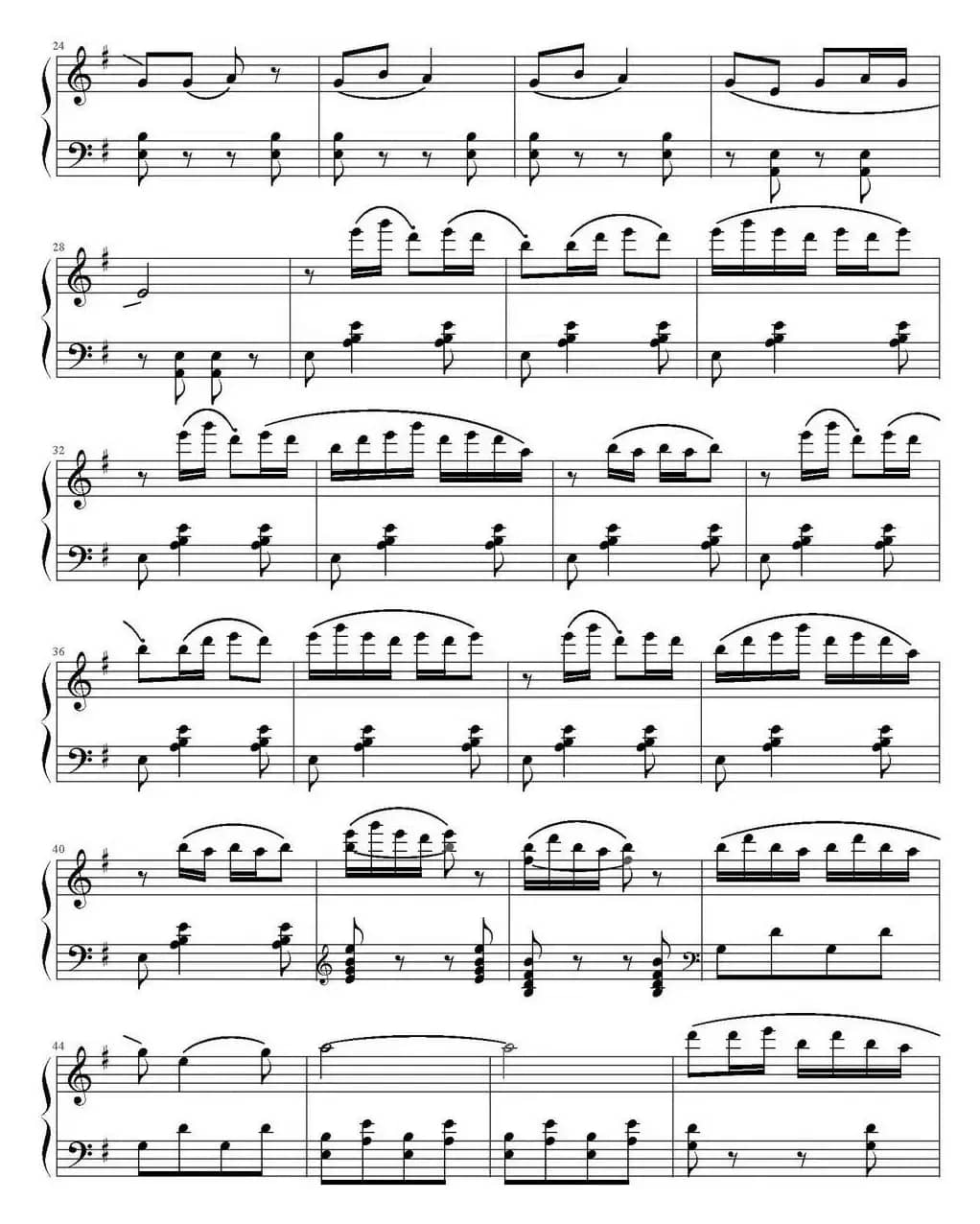 采茶扑蝶（弹琴吧制谱版）