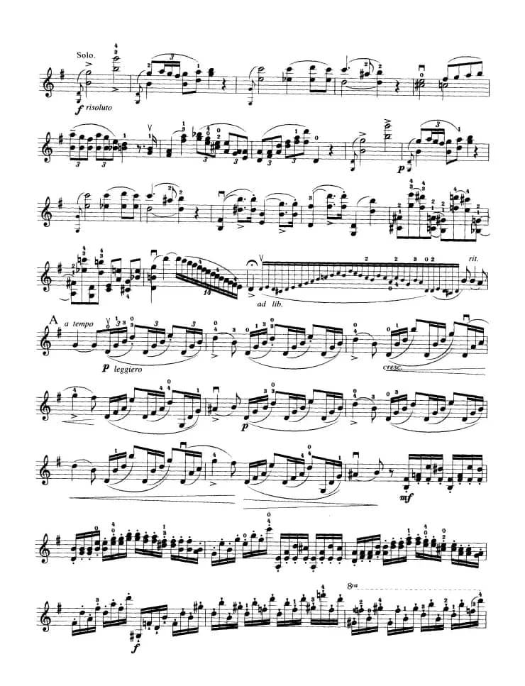第七协奏曲Op.76（小提琴分谱）