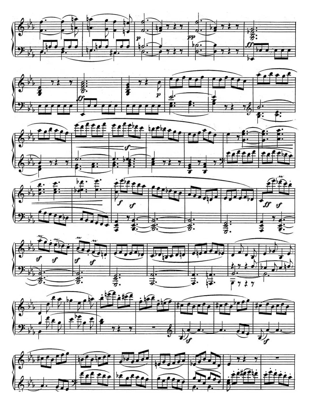 贝多芬钢琴奏鸣曲04 大调奏鸣曲 降E大调 Op.7 E-flat major