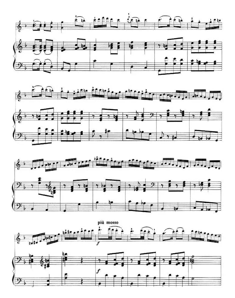 第一回旋曲（Rondo No.1、小提琴+钢琴伴奏）