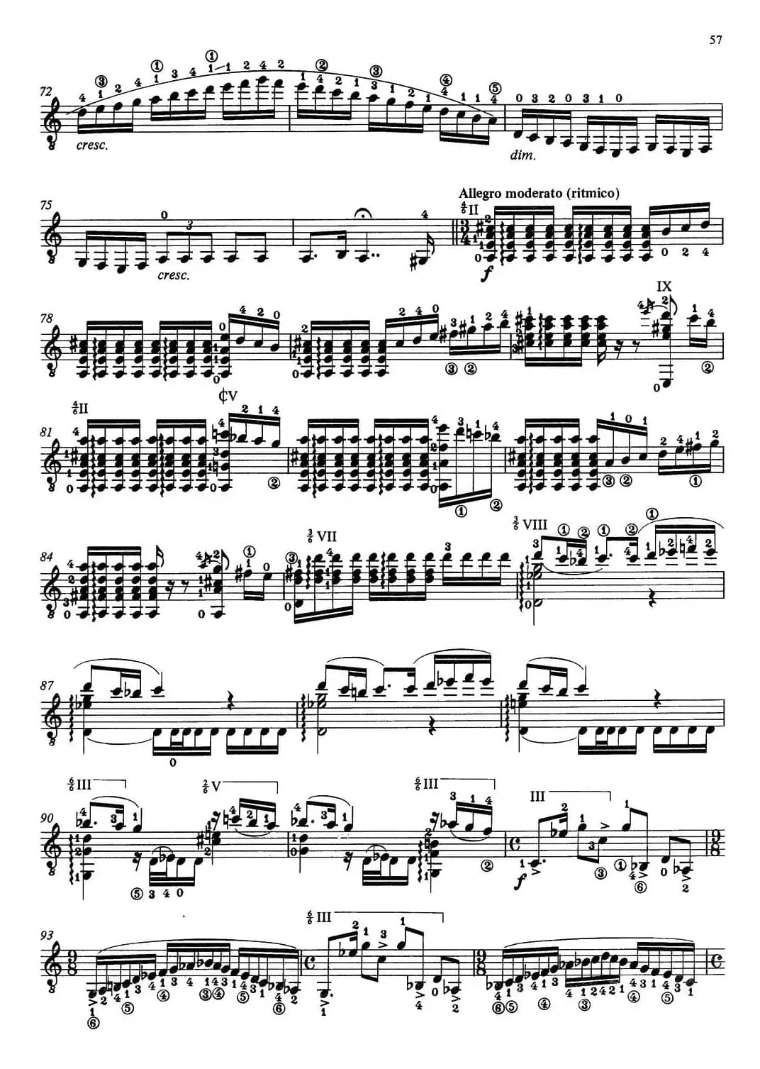 Joaquin Rodrigo Music for Guitar（罗德里戈吉他音乐P54-60）（古典吉他）