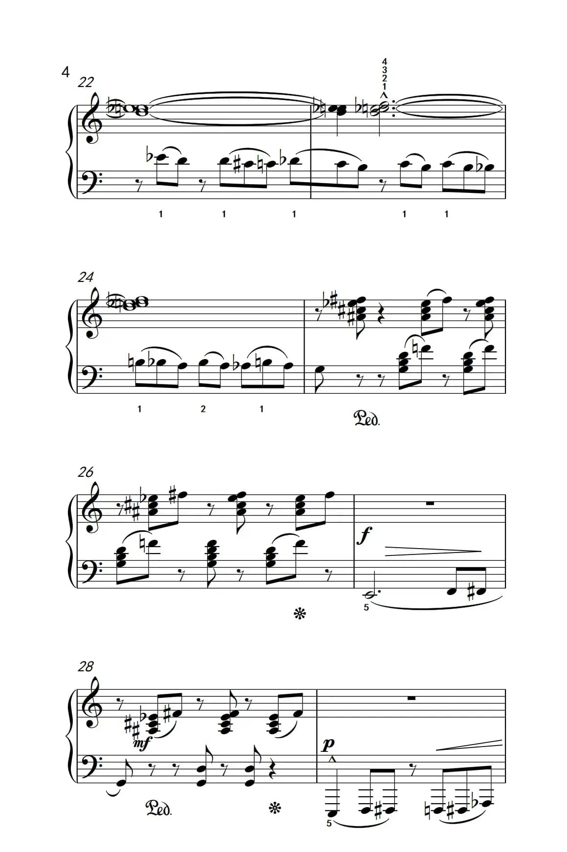 切分音（三）（巴托克 小宇宙 钢琴教程 5）