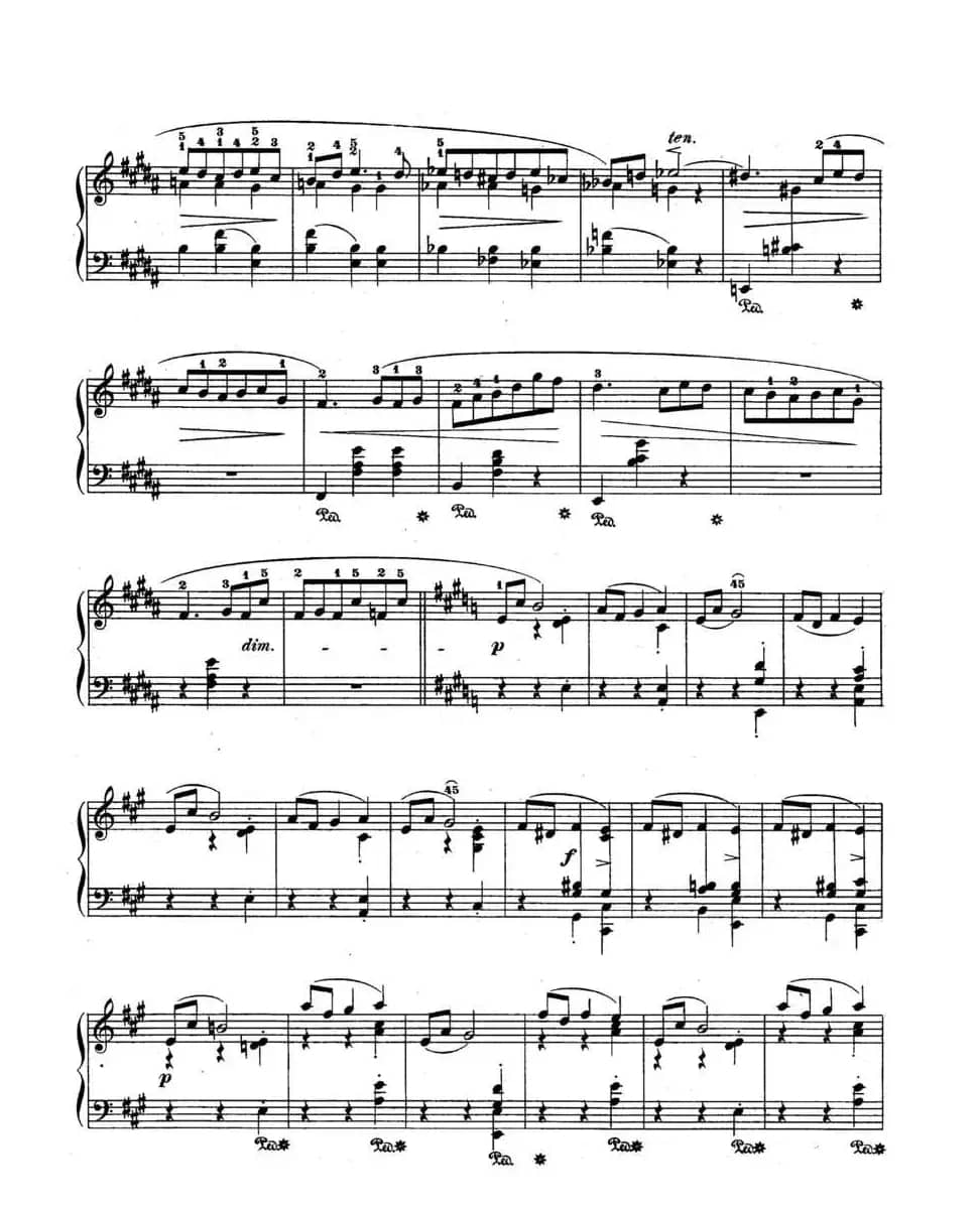 Trois Mazurkas Op·63（3首玛祖卡舞曲-1）