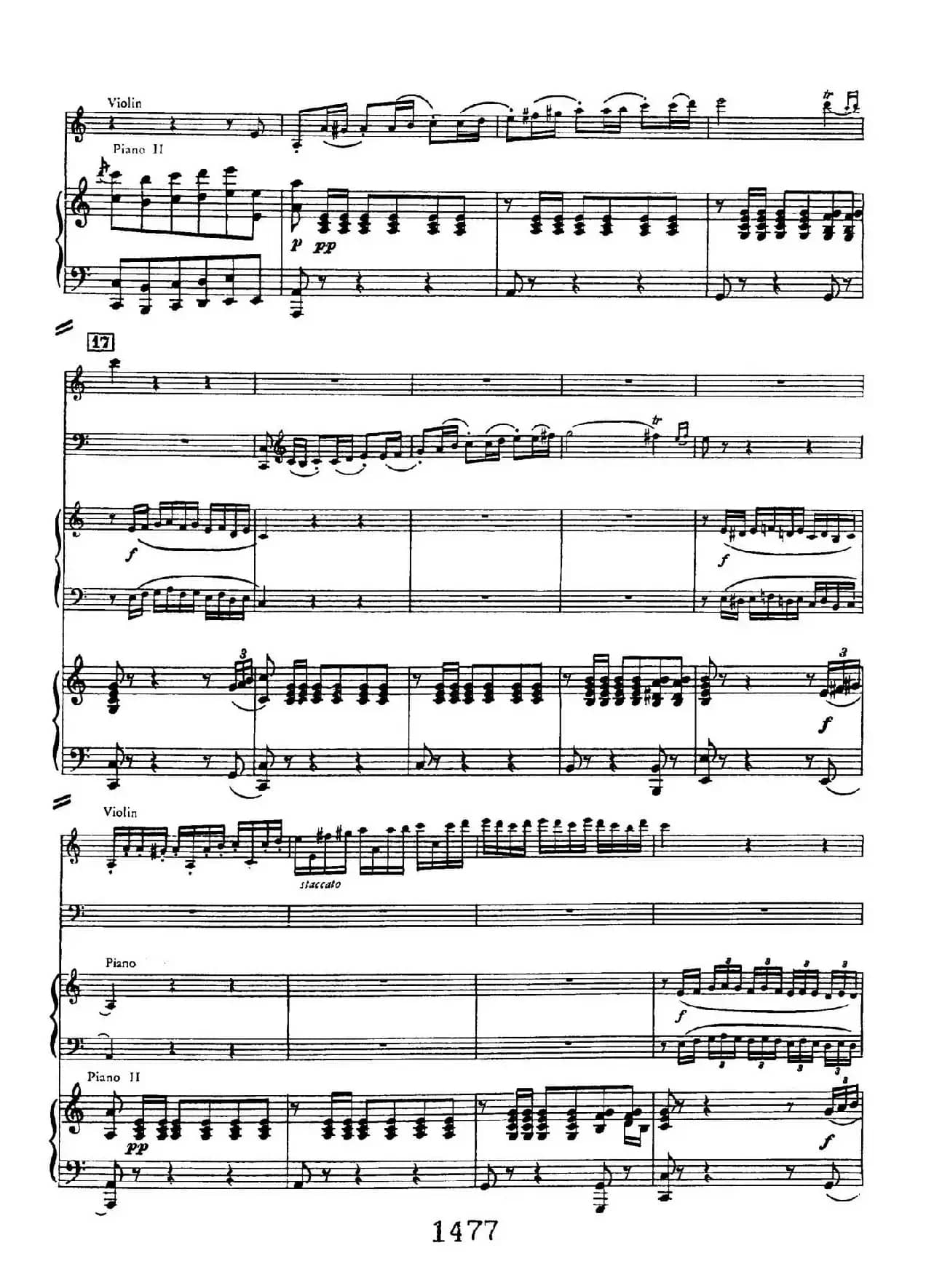 Triple Concerto in C Major Op.56(C大调三重协奏曲·双钢琴·Ⅲ)