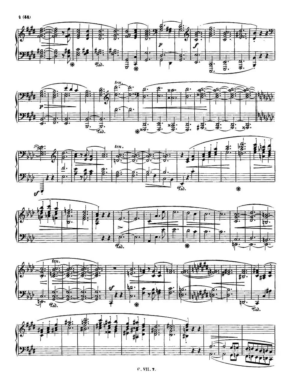 E大调钢琴谐谑曲Op.54(第四号)