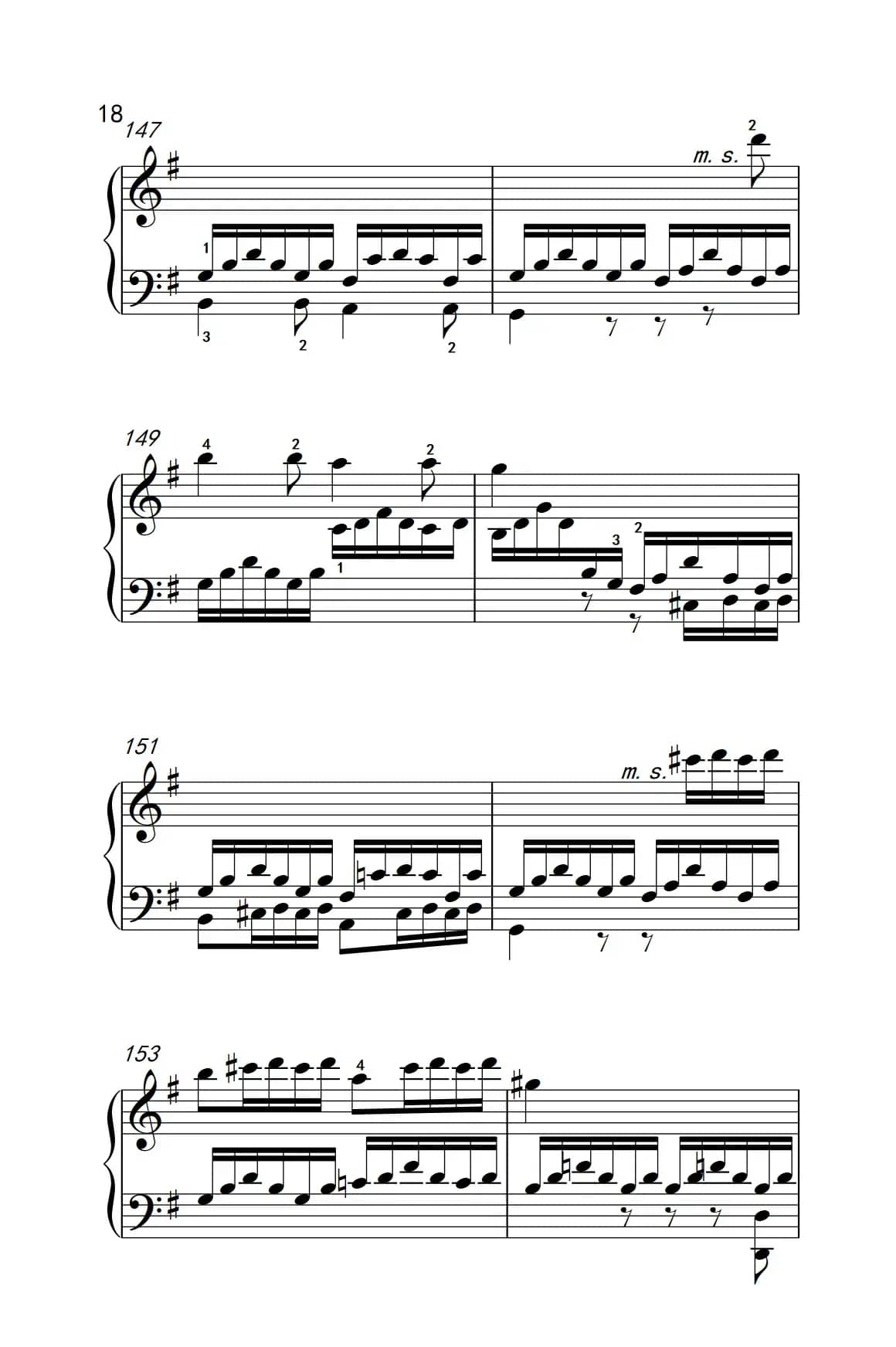 第七级2.G大调变奏曲 贝多芬（中央音乐学院 钢琴（业余）考级教程 7-9级）