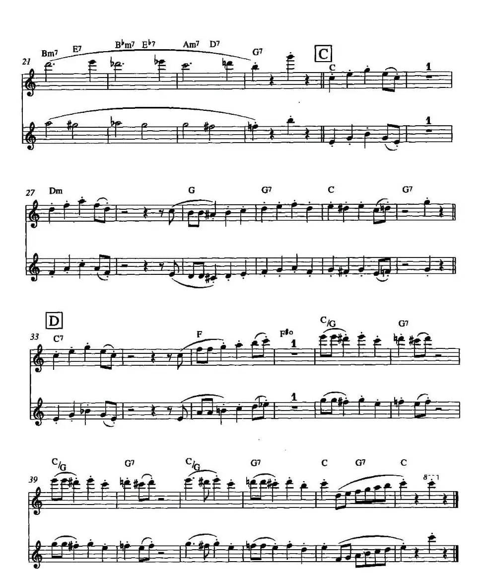 跳跃桑巴（双长笛）