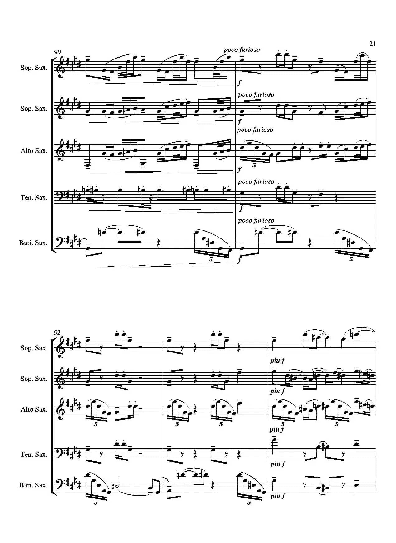 Tango（合奏总谱）