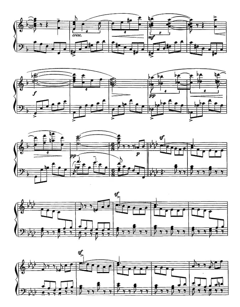 现代钢琴曲：7、即兴曲（Op.31，No.27）