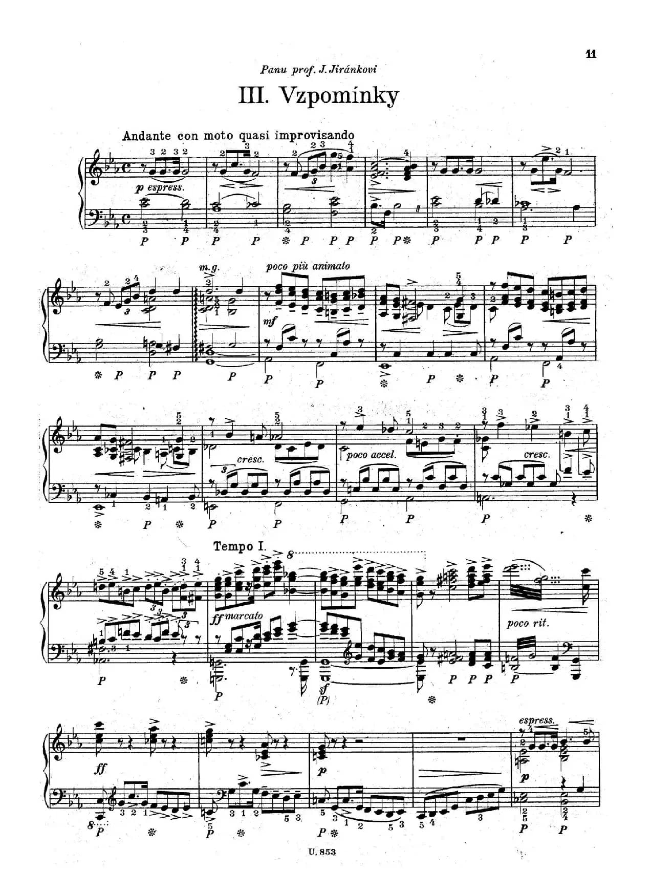 Six Piano Pieces Op.7（6首钢琴小品·Ⅲ）