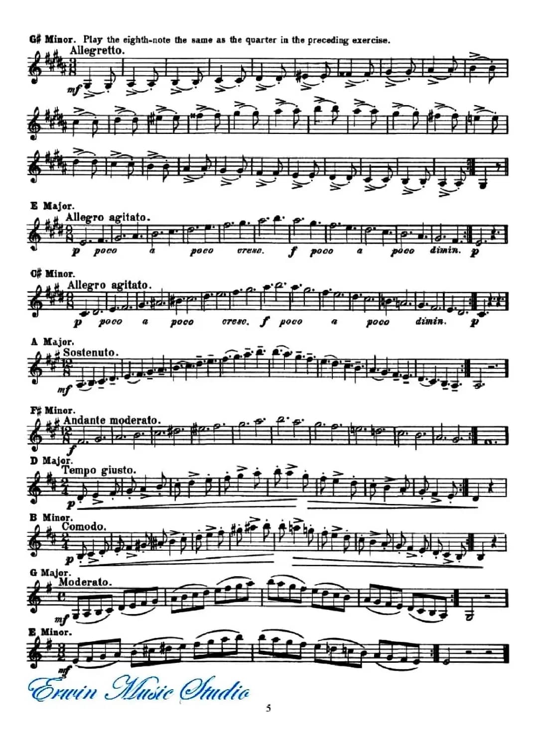 赫利美利《小提琴音阶练习》（Hrimaly《Scale Studies》）