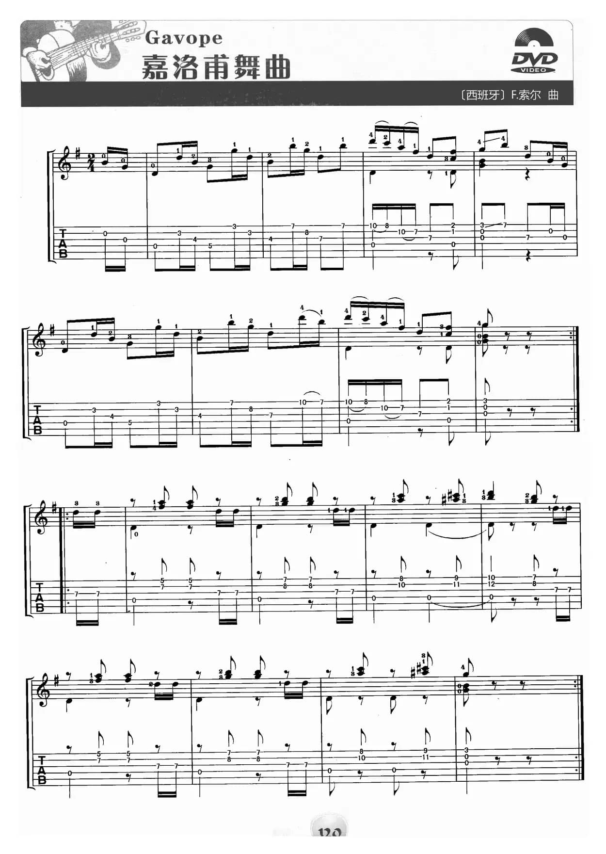 嘉洛甫舞曲（古典吉他）