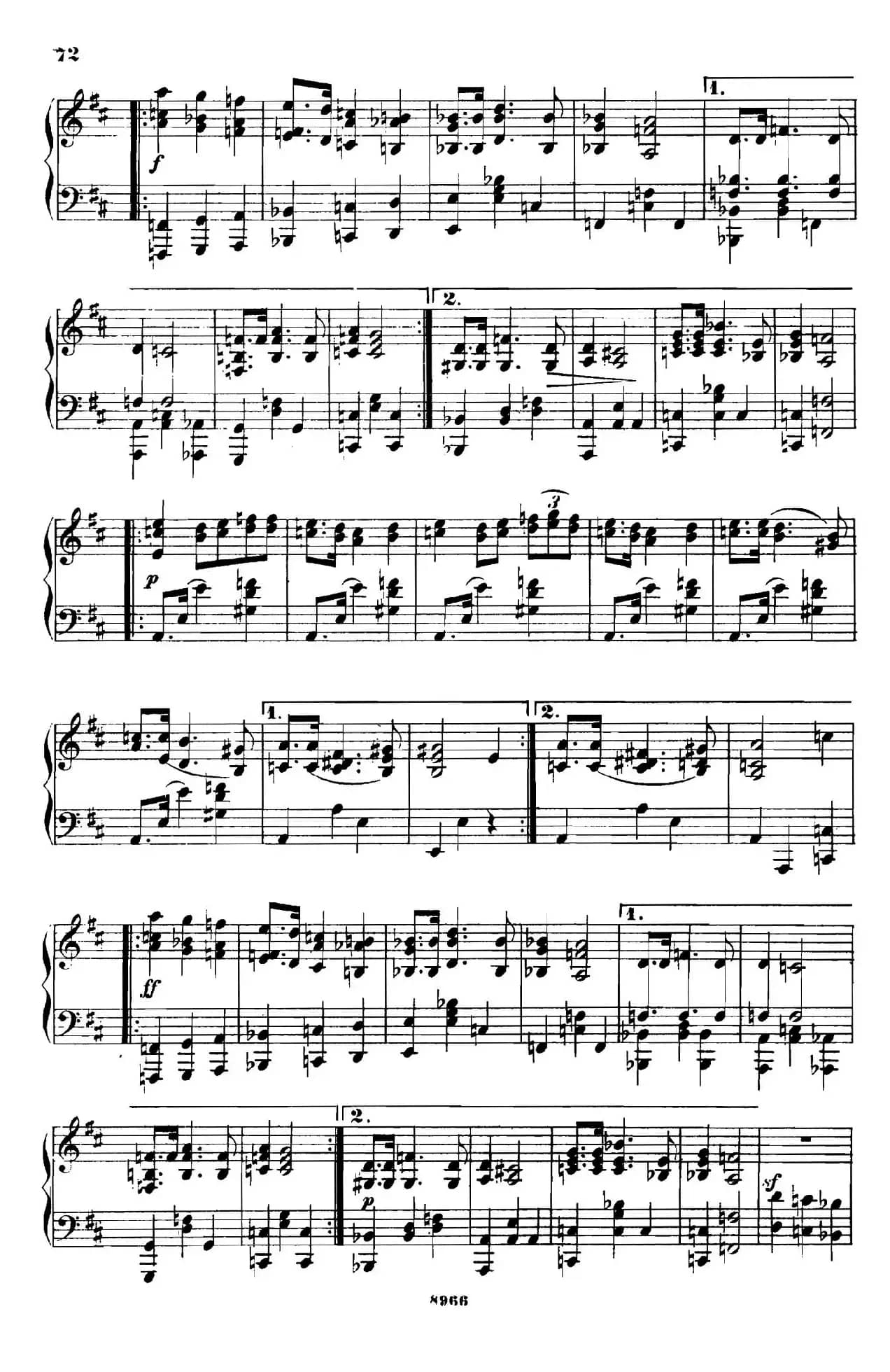 舞会 Le Bal Op.14（No.8）