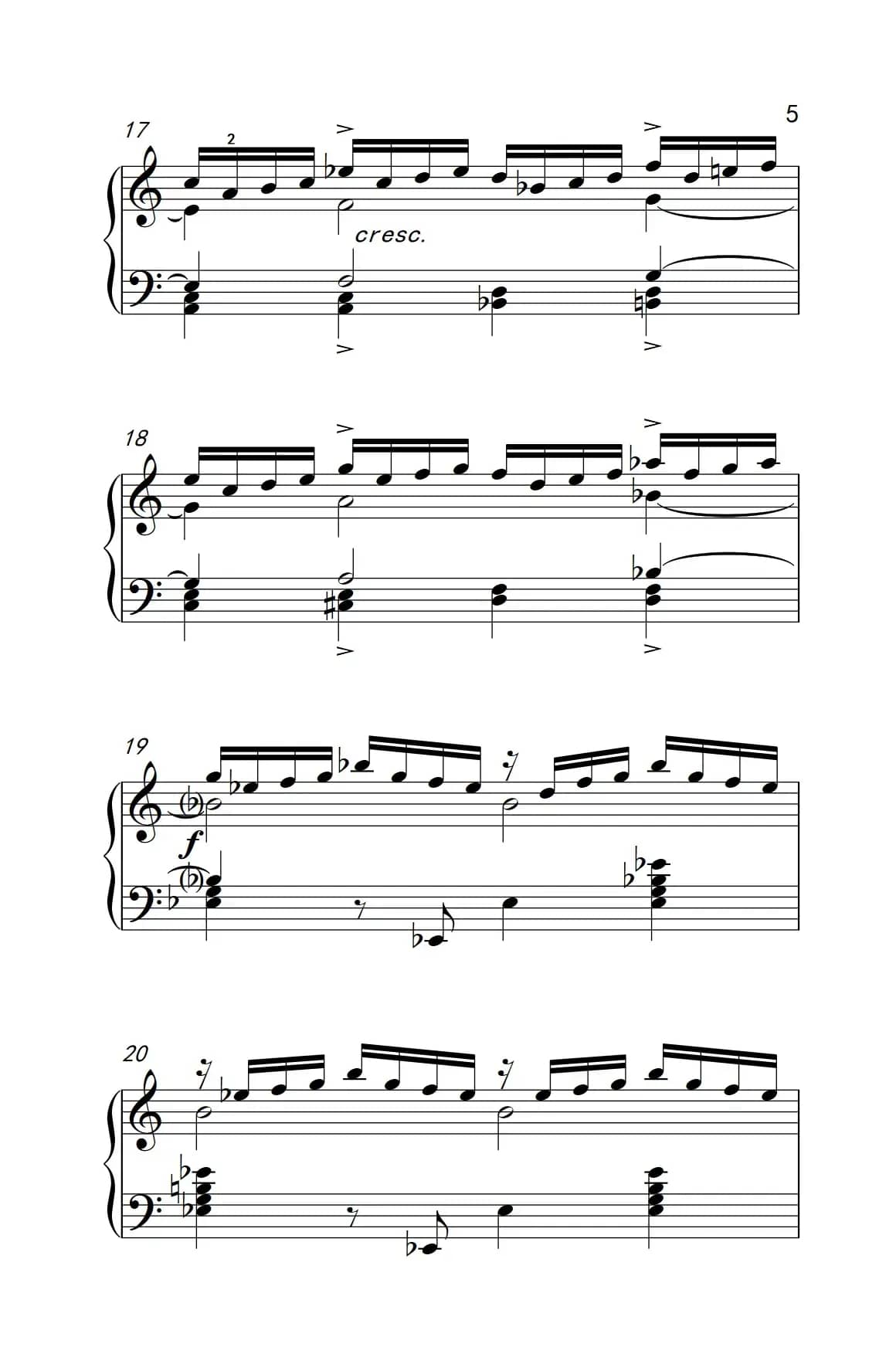 莫什科夫斯基 钢琴练习曲（第十首）