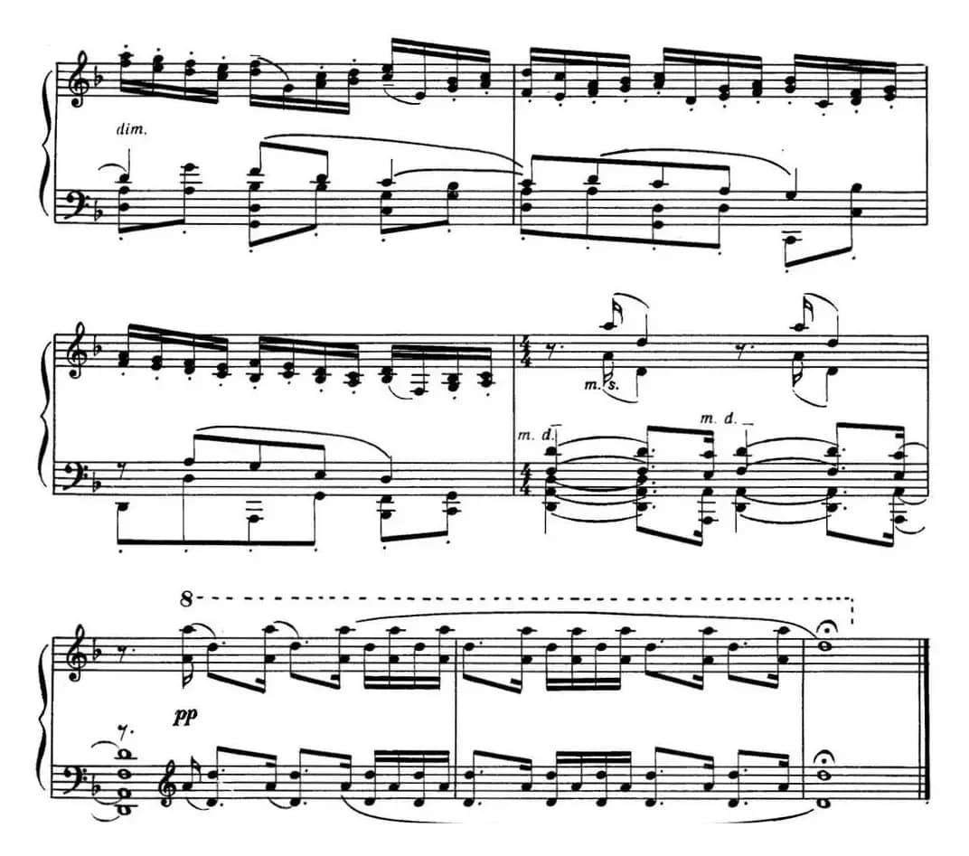 拉赫玛尼诺夫 音画练习曲4或5 Etudes tableaux Op.33 No.4