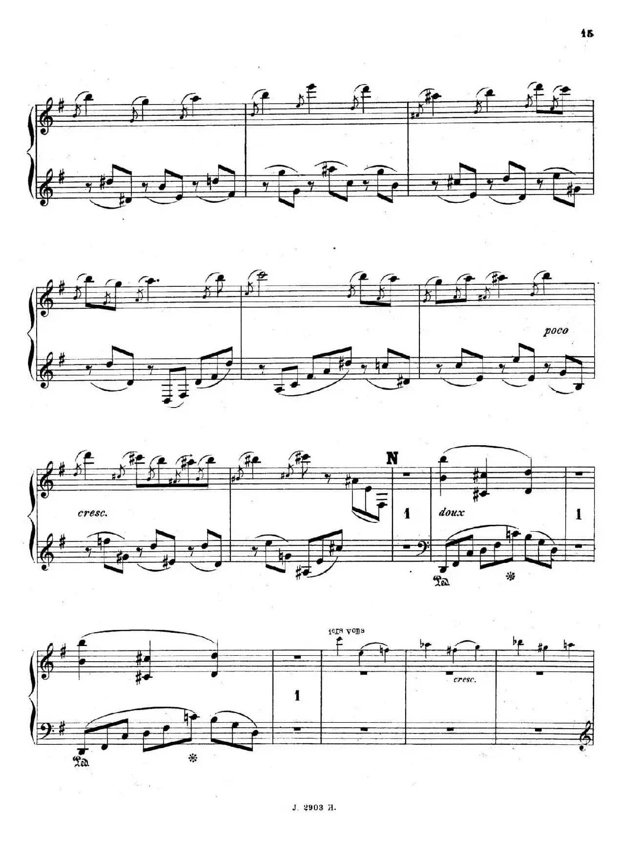 Symphony on a French Mountain Air Op.25（法国山歌交响曲·钢琴独奏·Ⅰ）