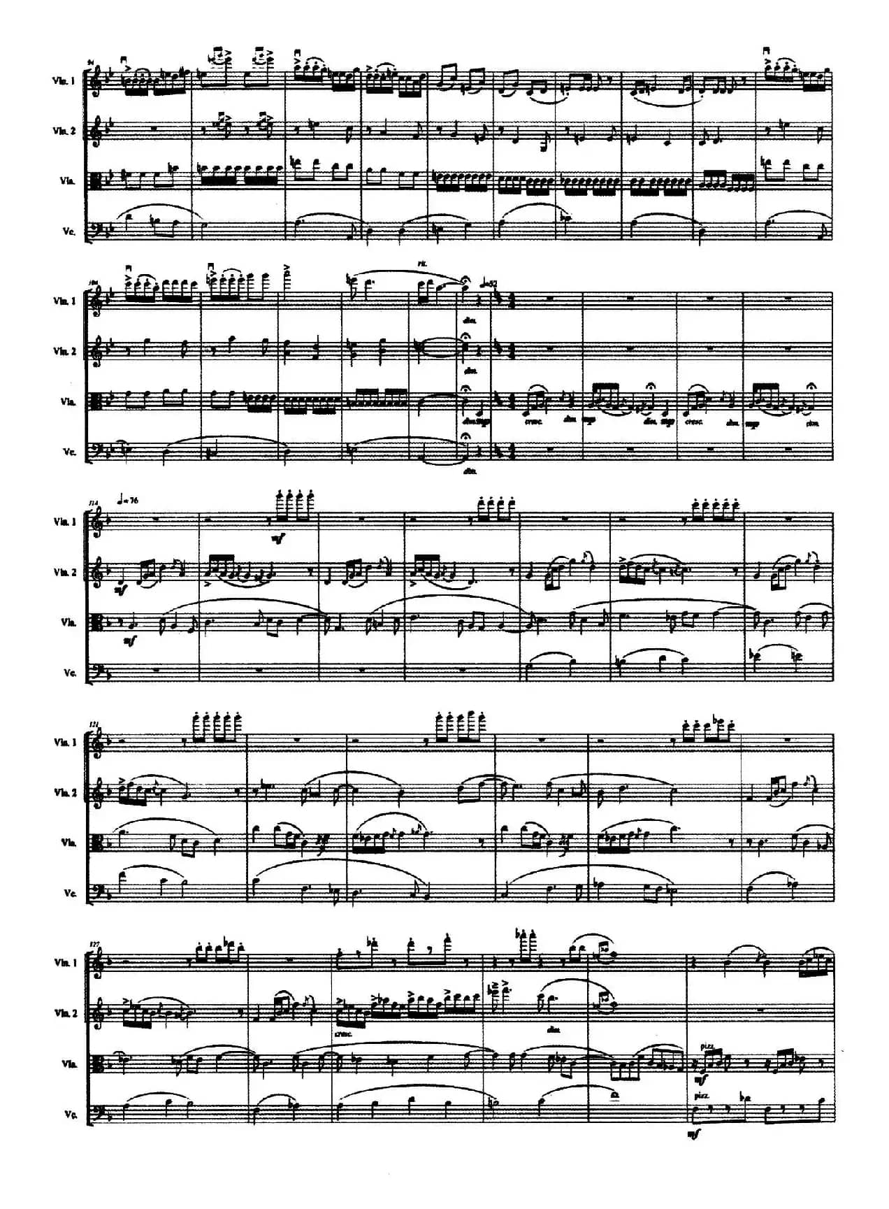 白马火圈舞（弦乐四重奏）