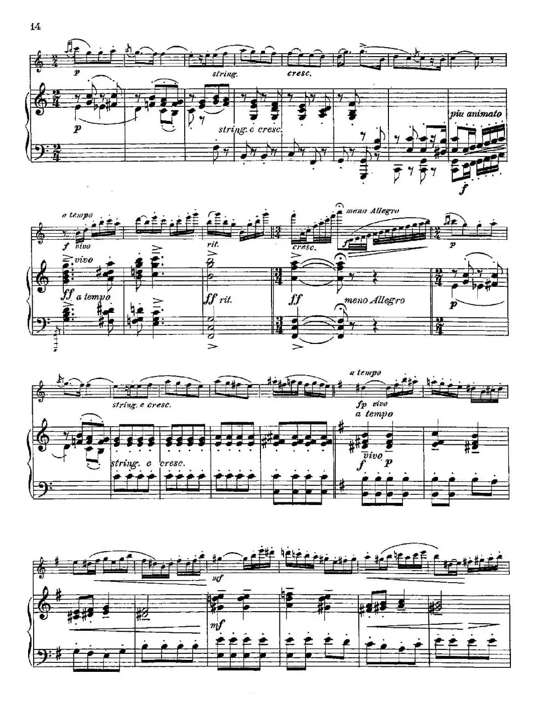 Introduction et Caprice（Op.58）（长笛+钢琴伴奏）