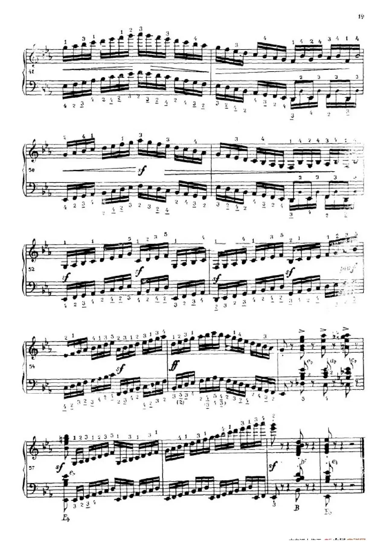 《车尔尼手风琴练习曲集》第Ⅳ册（第3——5首）