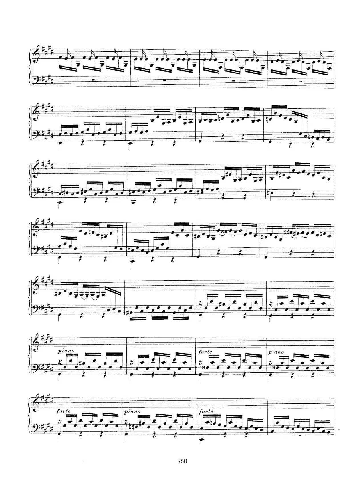 Partita in E Major BWV 1006a（E大调第三无伴奏小提琴组曲·钢琴独奏版）