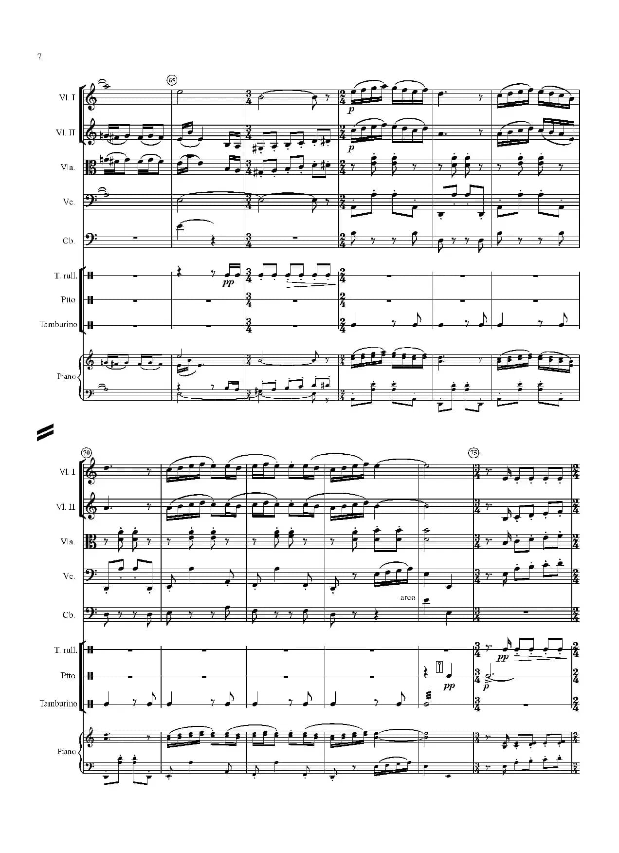 Ivo Blaha Zamecka suita - Full Score（城堡套曲）