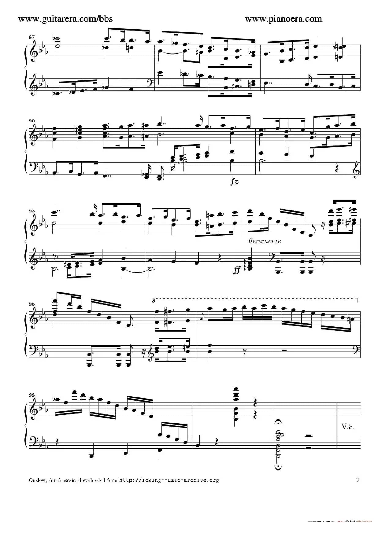 Air Ecossais Varie Op.5（苏格兰歌调变奏曲）