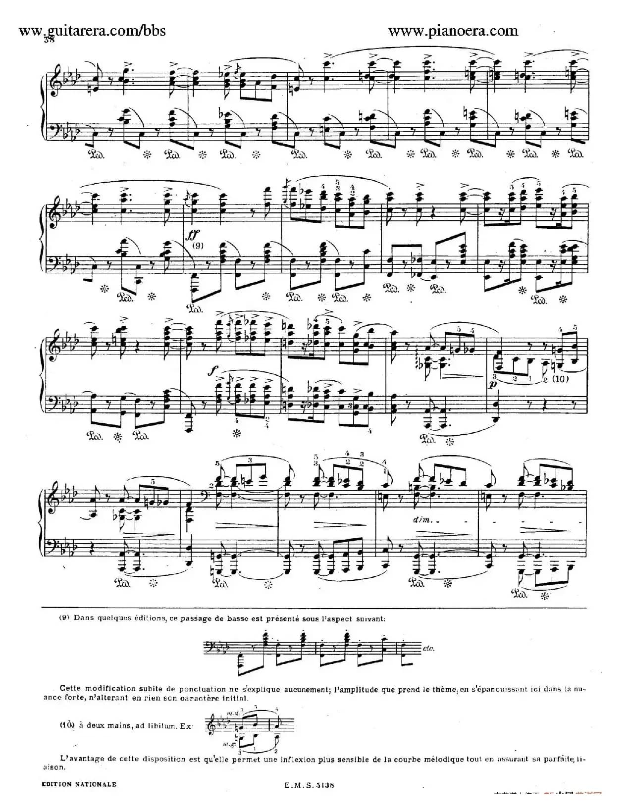 Ballade No.3 in A-flat Major Op.47（降A大调第三叙事曲）