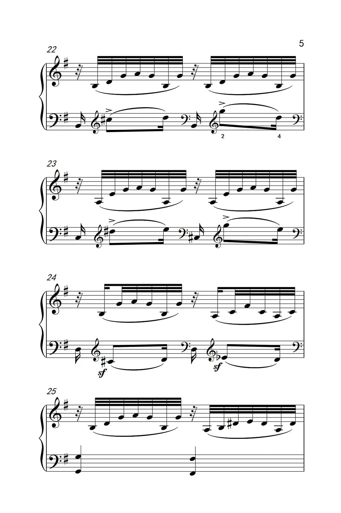 奏鸣曲 Opus 2 Nr.3 第二乐章（贝多芬奏鸣曲集 1）