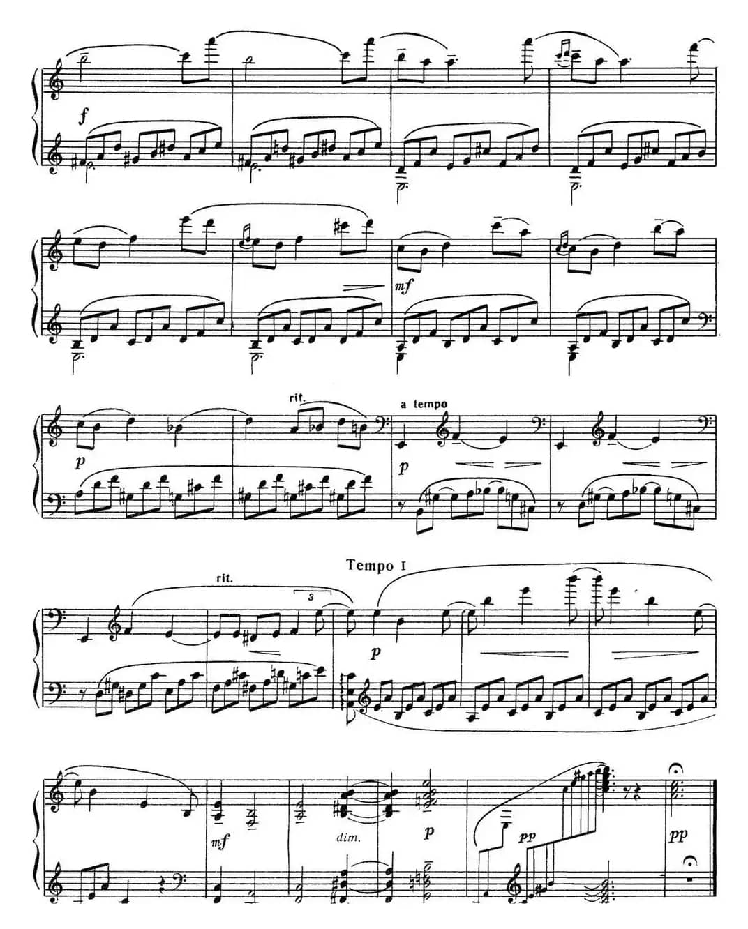 拉赫玛尼诺夫 音画练习曲10或11 Etudes tableaux Op.39 No.2