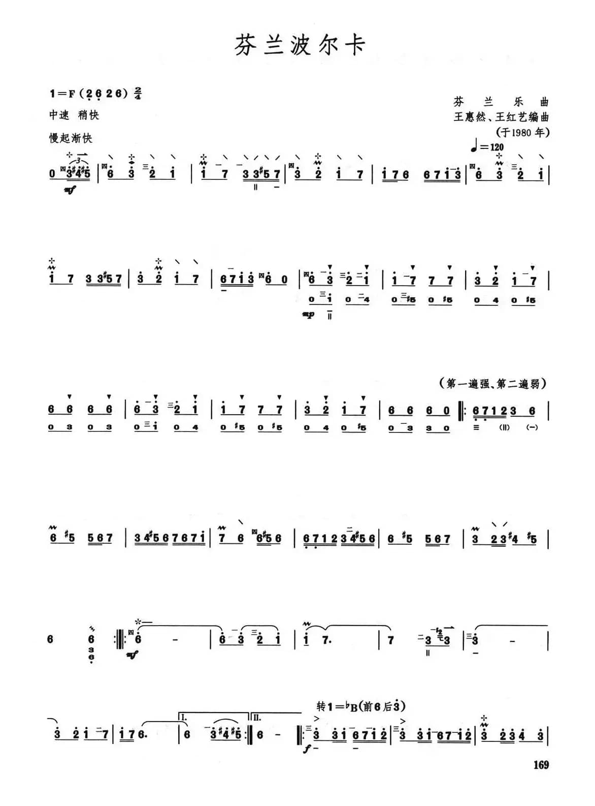 芬兰波尔卡（柳琴）