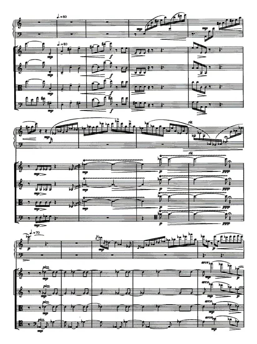 灵动（扬琴与弦乐四重奏）