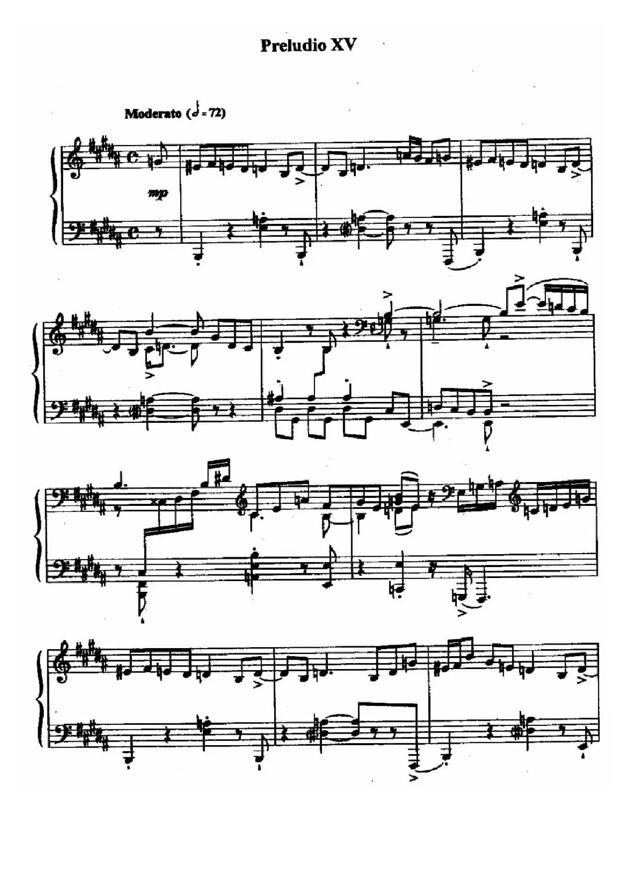 24 Preludes and Fugues Op.82（24首前奏曲与赋格·15）