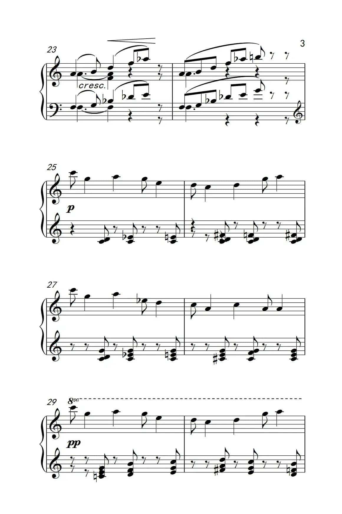 六首保加利亚节奏舞曲 第四首（巴托克 小宇宙 钢琴教程 6）