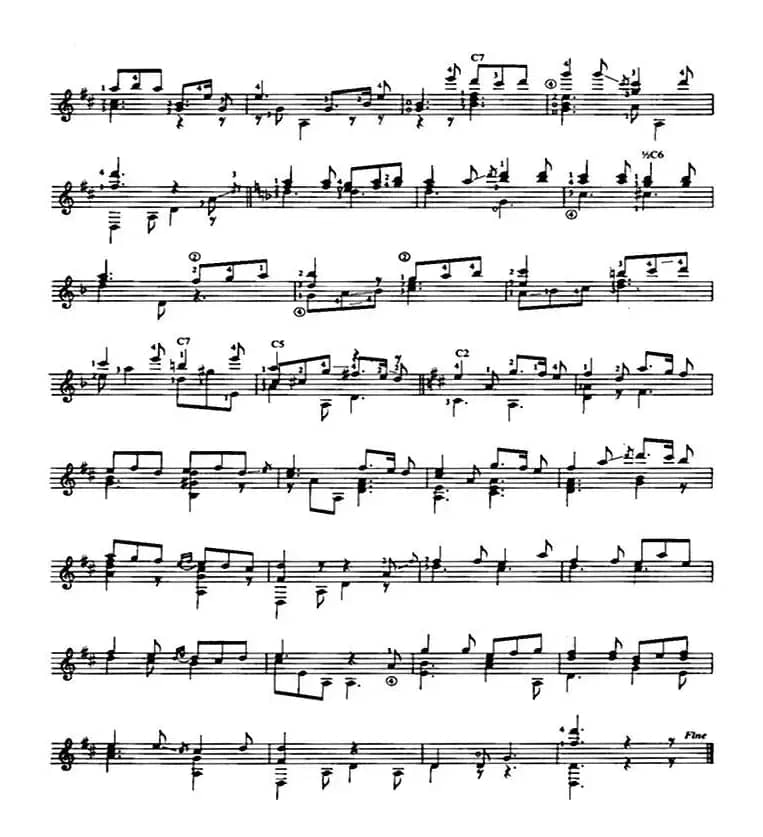 Villancico de Navidad(古典吉他)