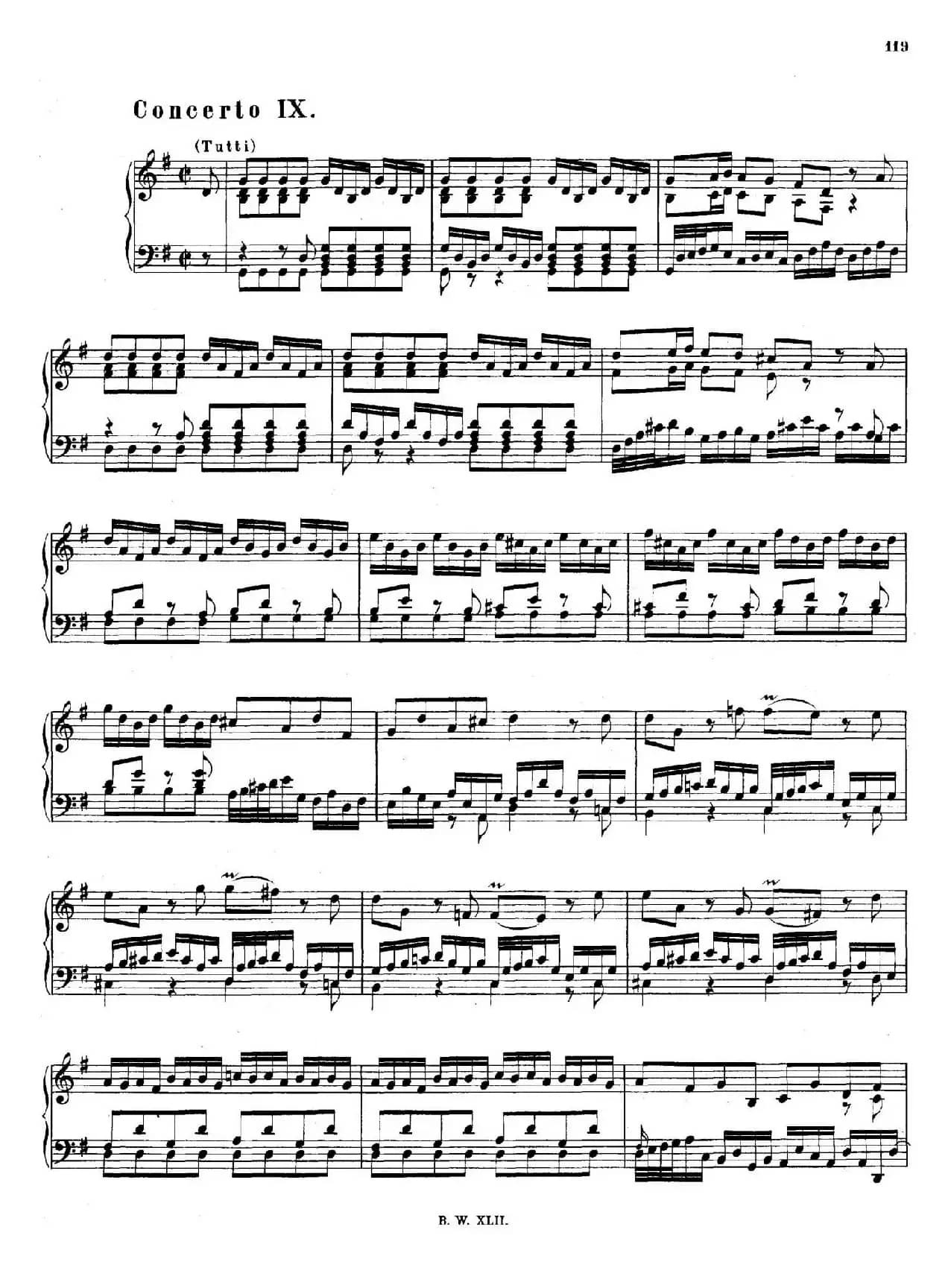 16 Concertos BWV 972-987（十六首为独奏古钢琴而作的协奏曲）（P61——70）