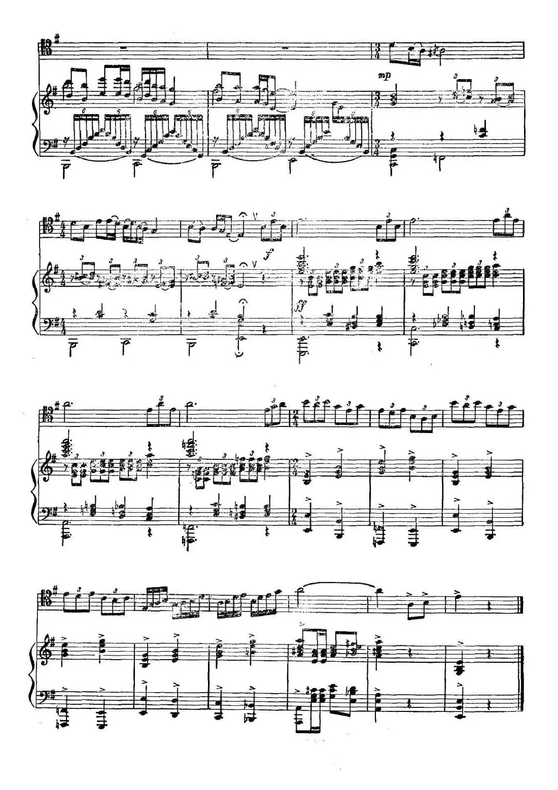 山歌（长号+钢琴伴奏）