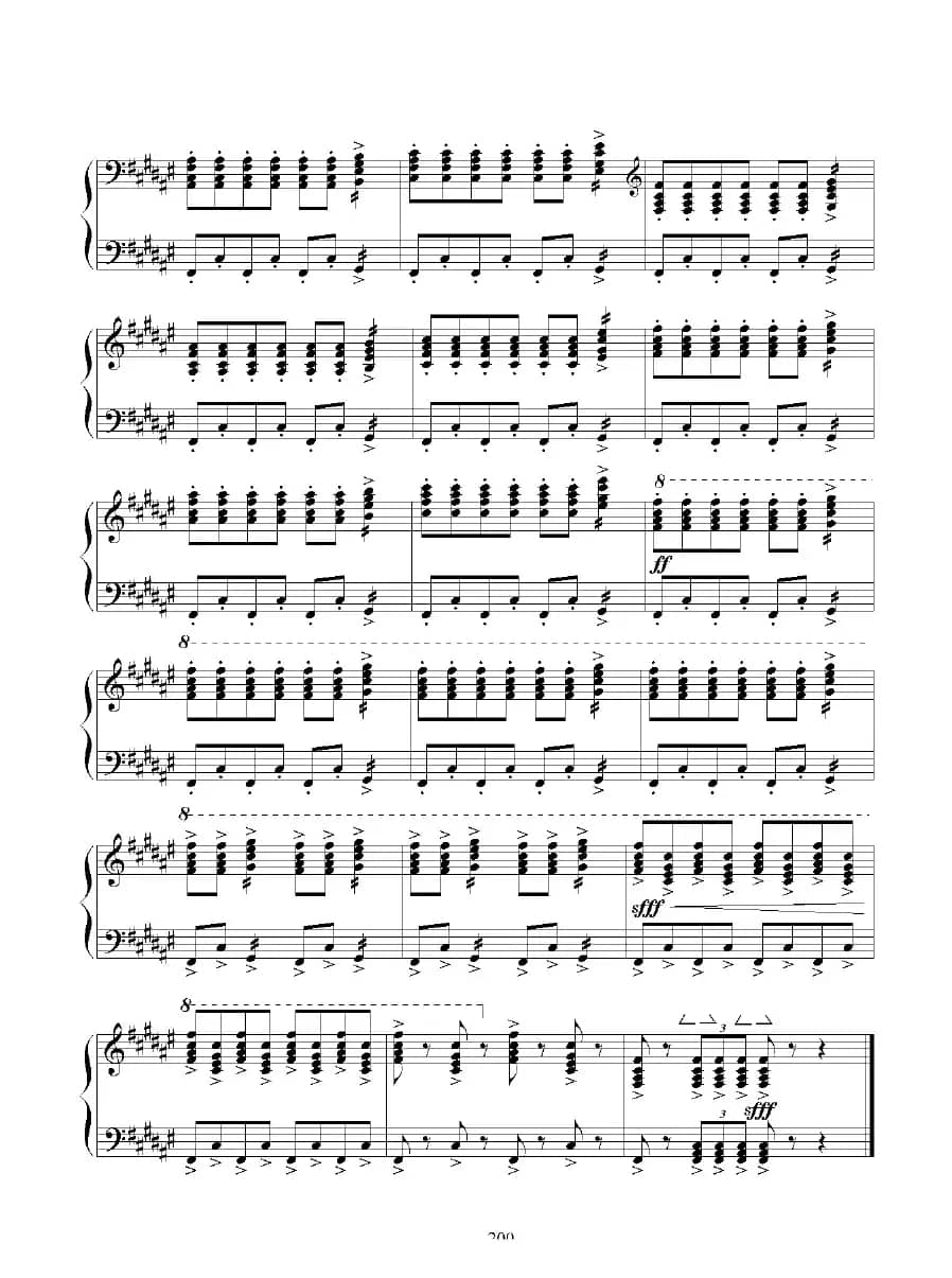 E大调协奏曲（九级练习曲）