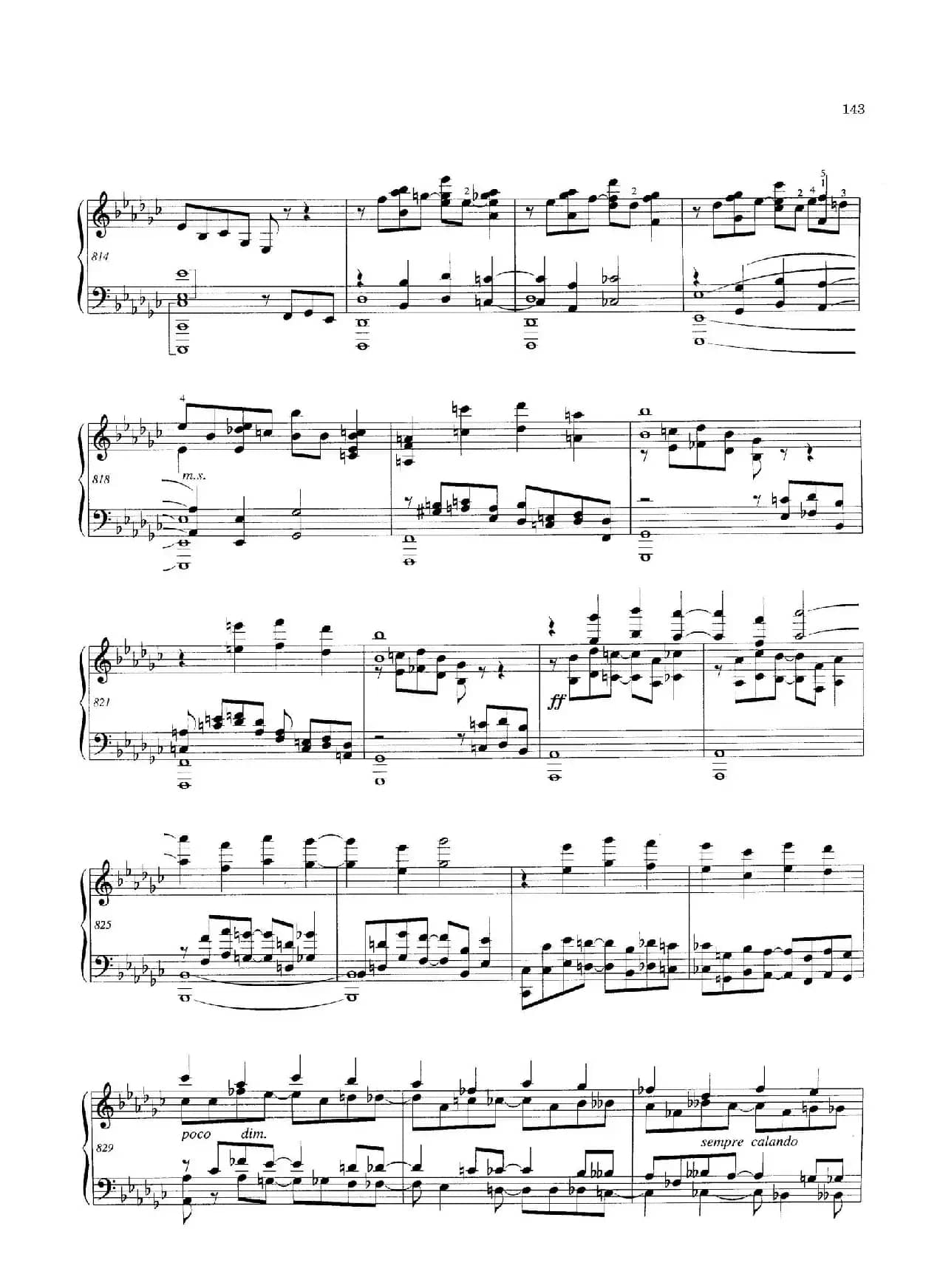 Variations and Fuge in e-flat Minor Op.23（降e小调主题变奏与赋格）