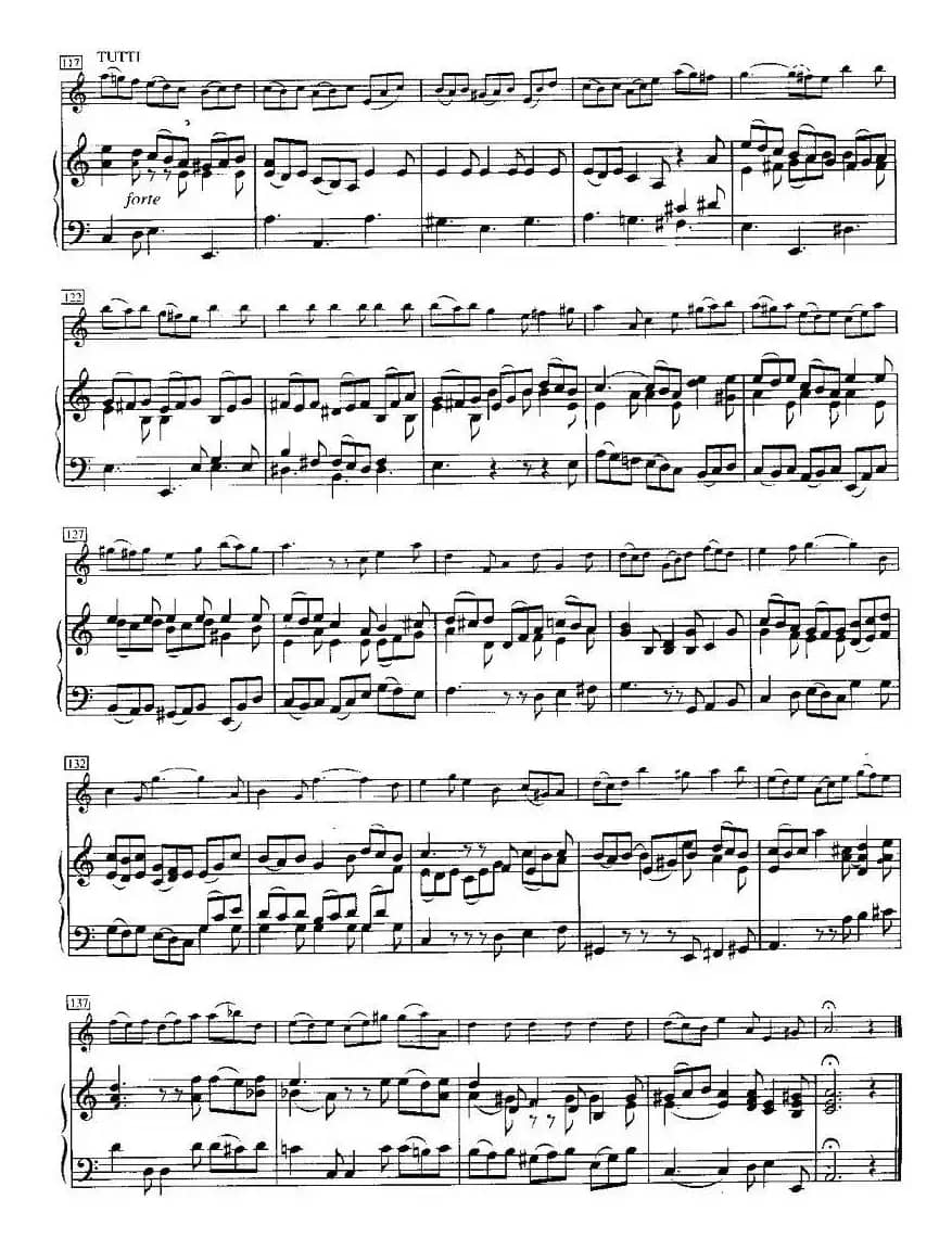 巴赫a小调小提琴协奏曲