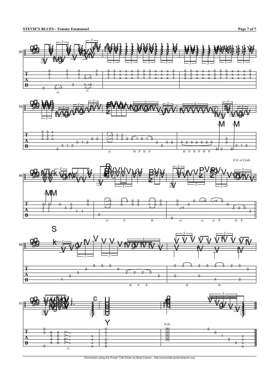 tommy emmanuel：stevies blues（指弹吉它）