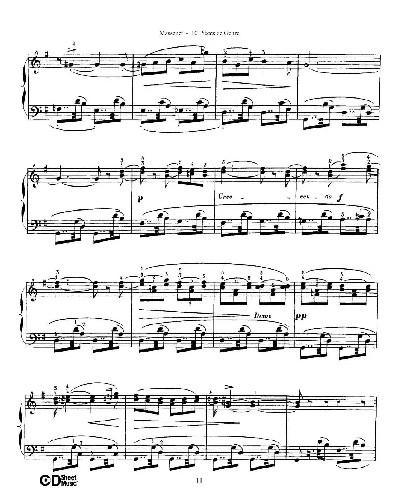Dix Pièces de Genre Op.10(10首个性小品·Ⅲ)